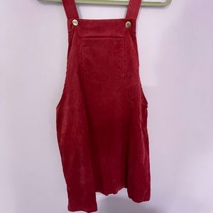 Medium Red Shein Overall Dress
